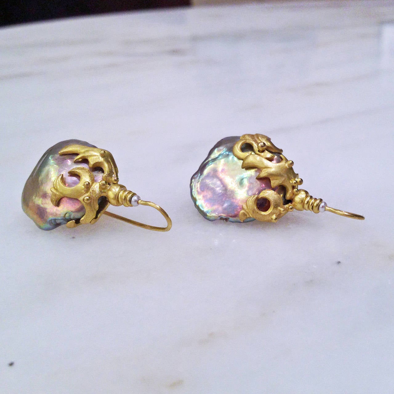 china gold drop earrings