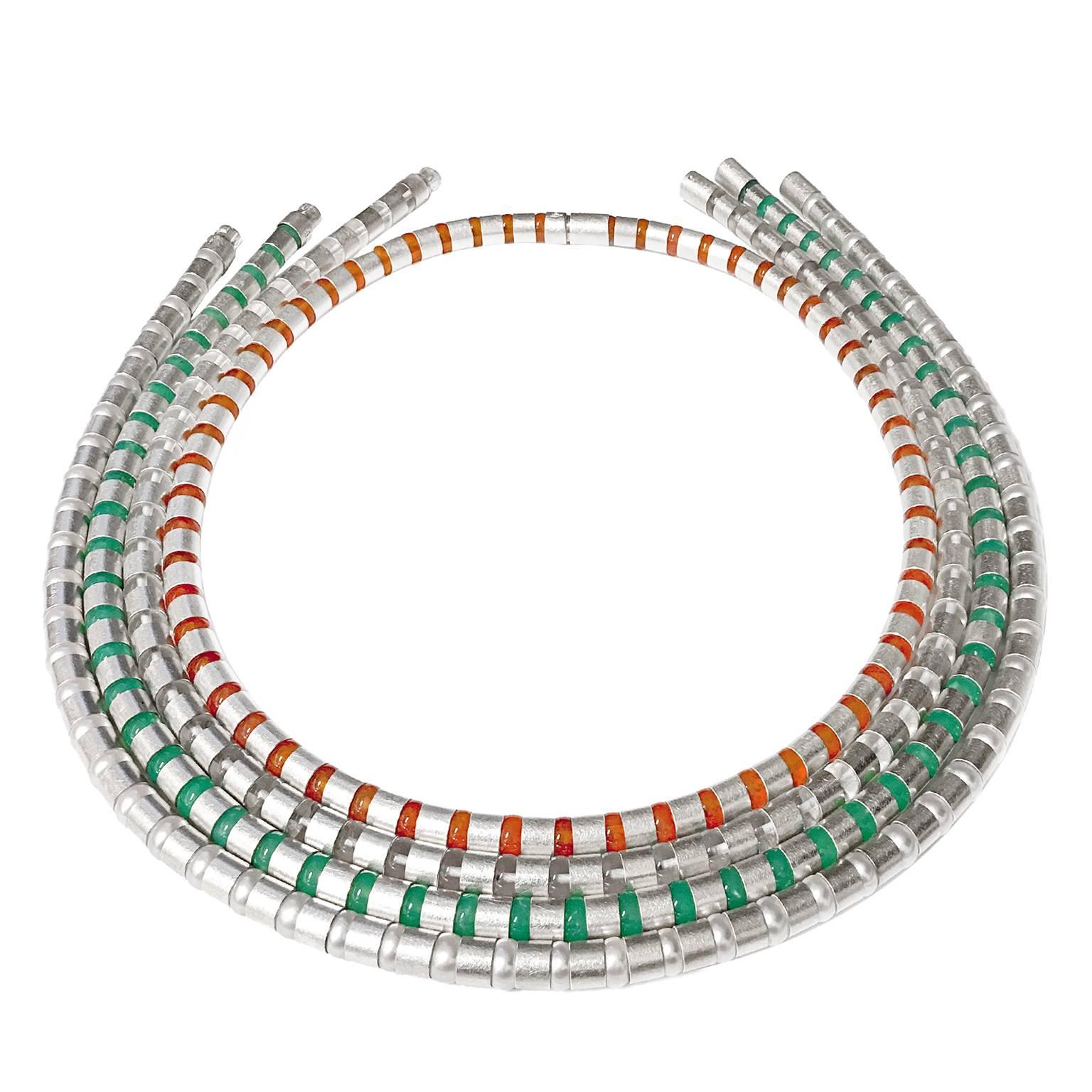 Zimmermann Pearl Chrysoprase Rock Crystal Carnelian Versatile Wrap Necklaces