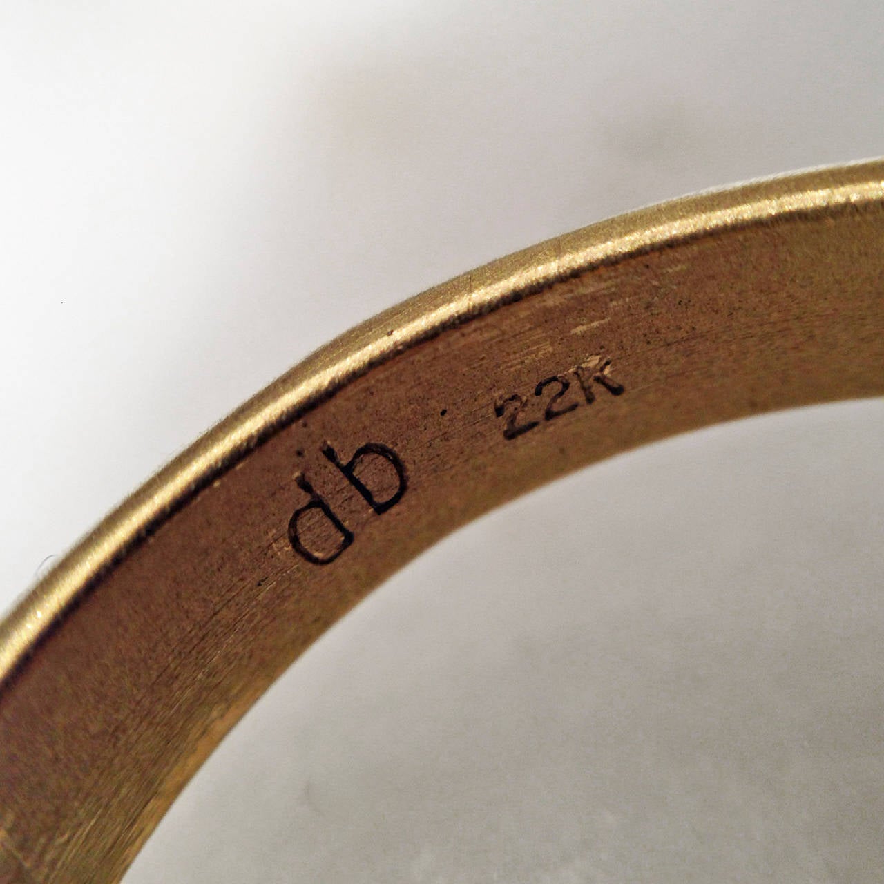 Women's Denise Betesh 1.22 Carat Rose-Cut White Diamond Solitaire Gold Handmade Ring