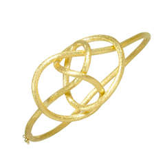 Joseph Murray Satin Gold Love Knot Bracelet