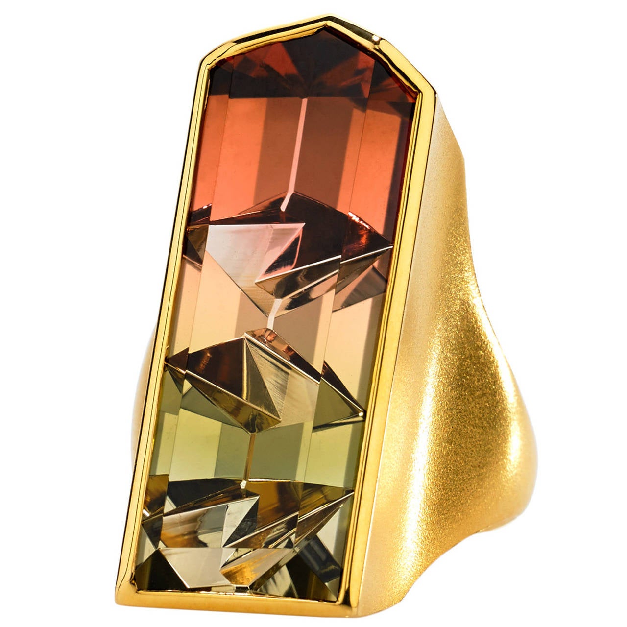 Watermelon Quartz Rings Munsteiner Flawless Exceptional Color 13.87 Carat Watermelon Tourmaline ...