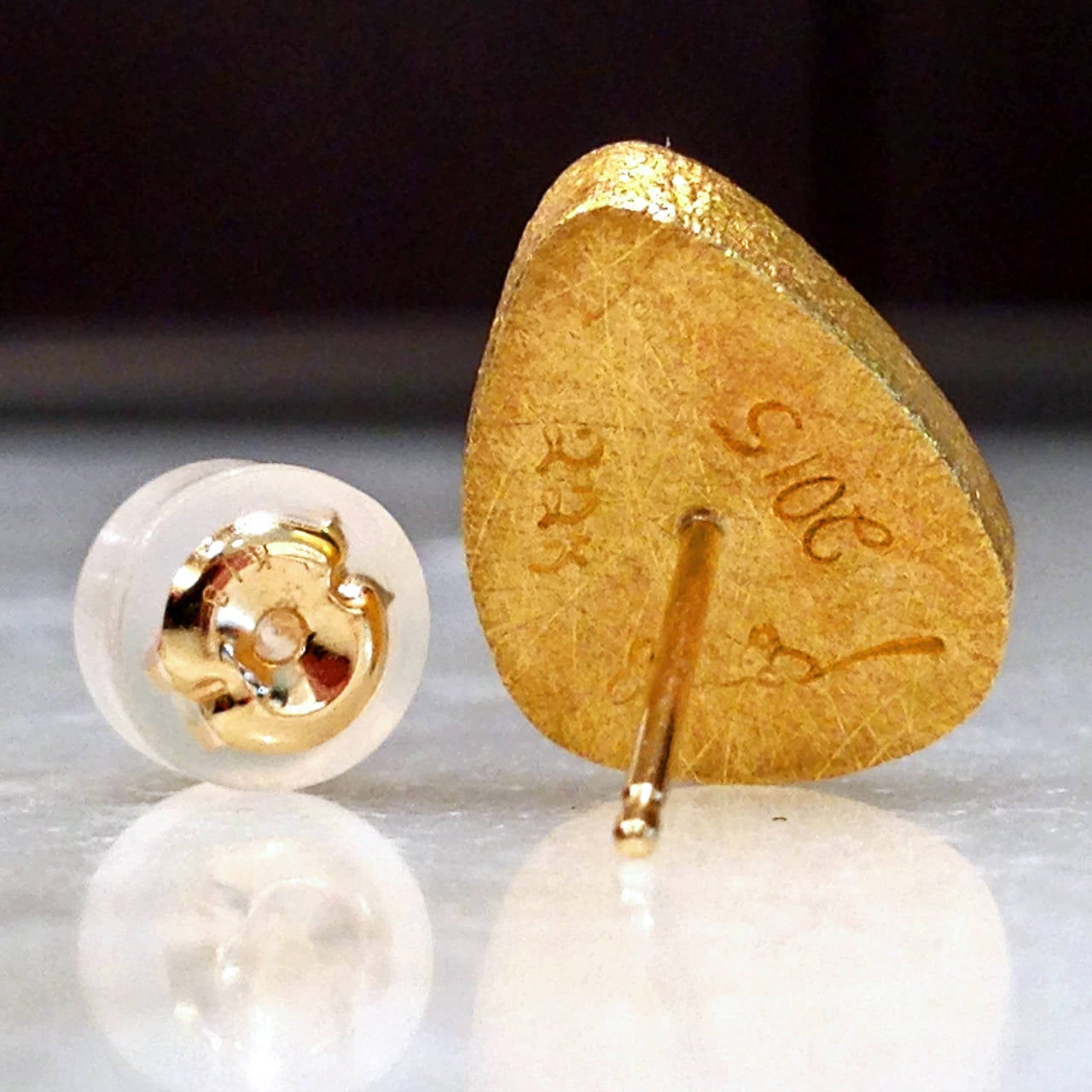 Women's Devta Doolan One of a Kind Opal Doublet Confetti Fire Gold Stud Earrings