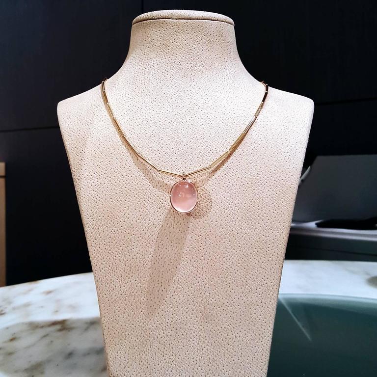 Trendy Necklaces for Women 3.12 Carats Smoky Quartz Necklace Silver Rose Gold Plated Wrapped Gemstone Necklace Pave Pendant Smoky Quartz Jewelry for Women