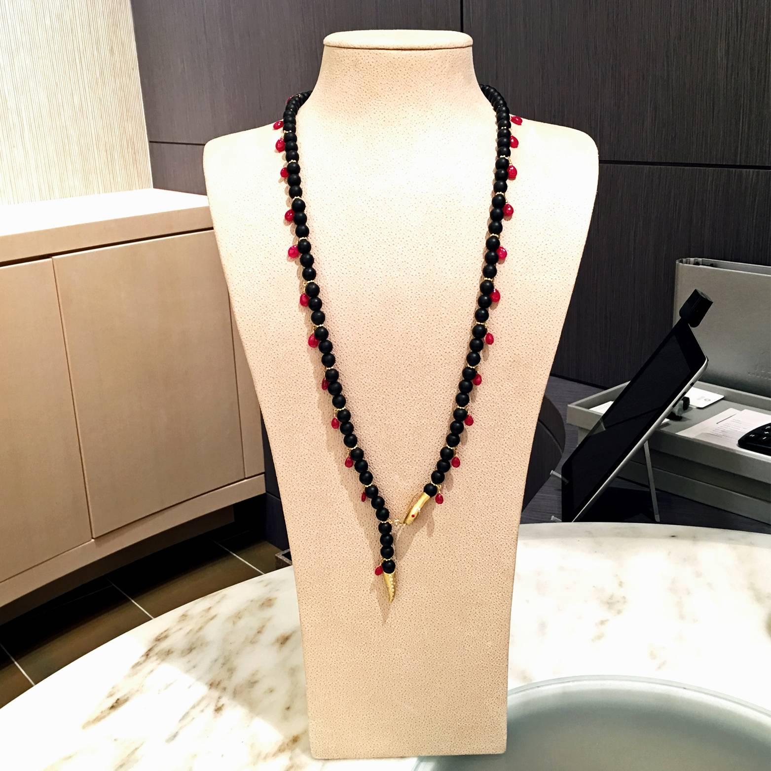 rattlesnake tail necklace