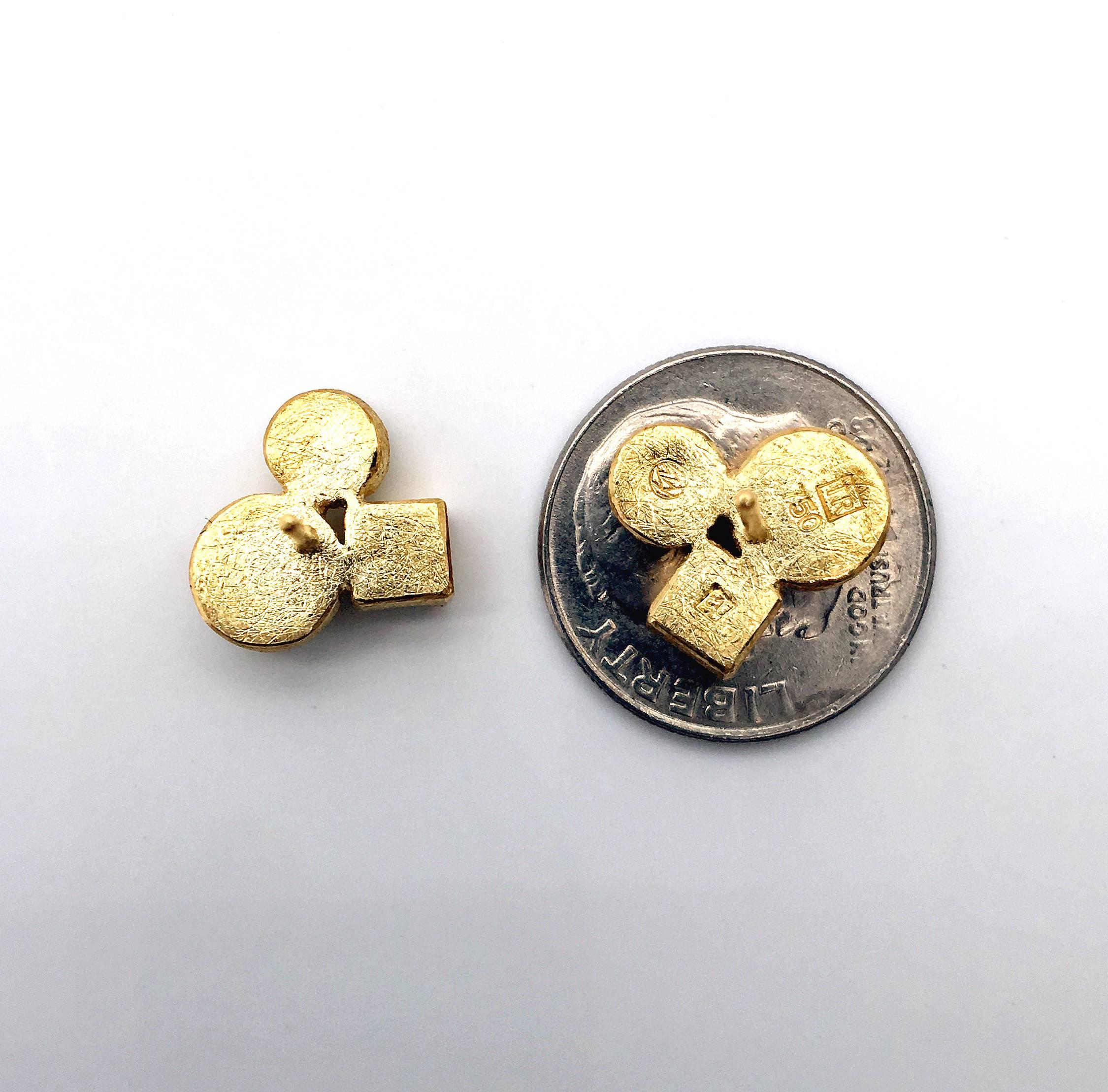 raw diamond stud earrings