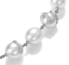 South Sea Pearl Diamond Gold Necklace