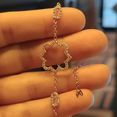 Bracelet en or rose avec diamants de 0,56 carat de couleur VS G, grammes 3,98