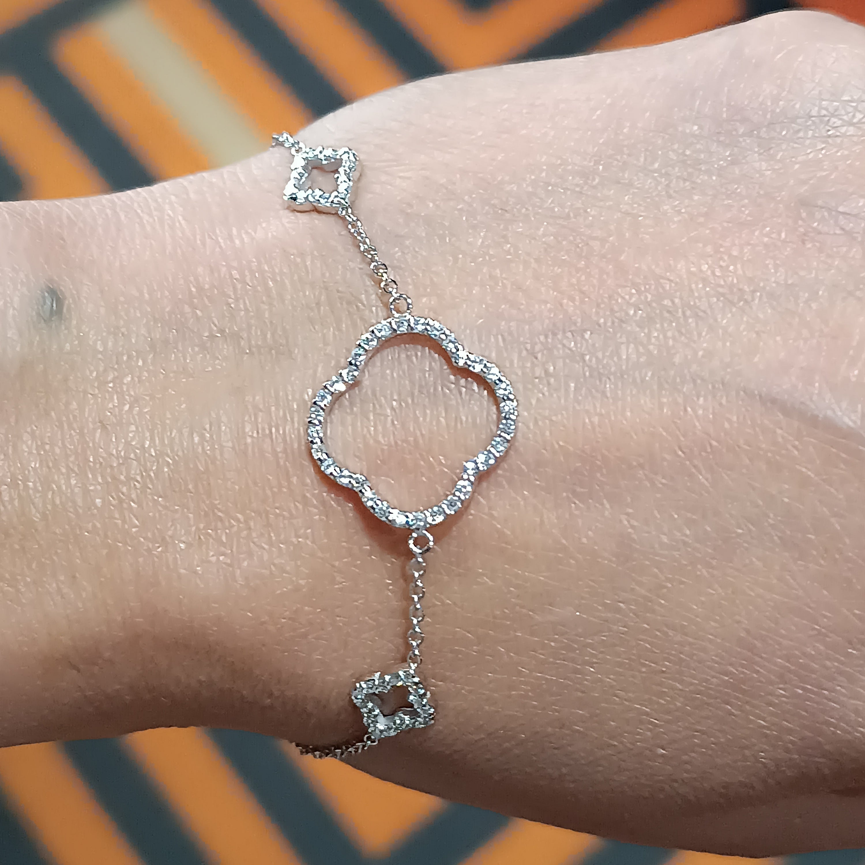 0.68 Carat VS G Color Diamond White Gold Grams 4.02 Bracelet For Sale