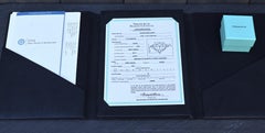Tiffany & Co 2.51 TCW Platinum Diamond Engagement Ring 1.73ct G VS1 Complete Set