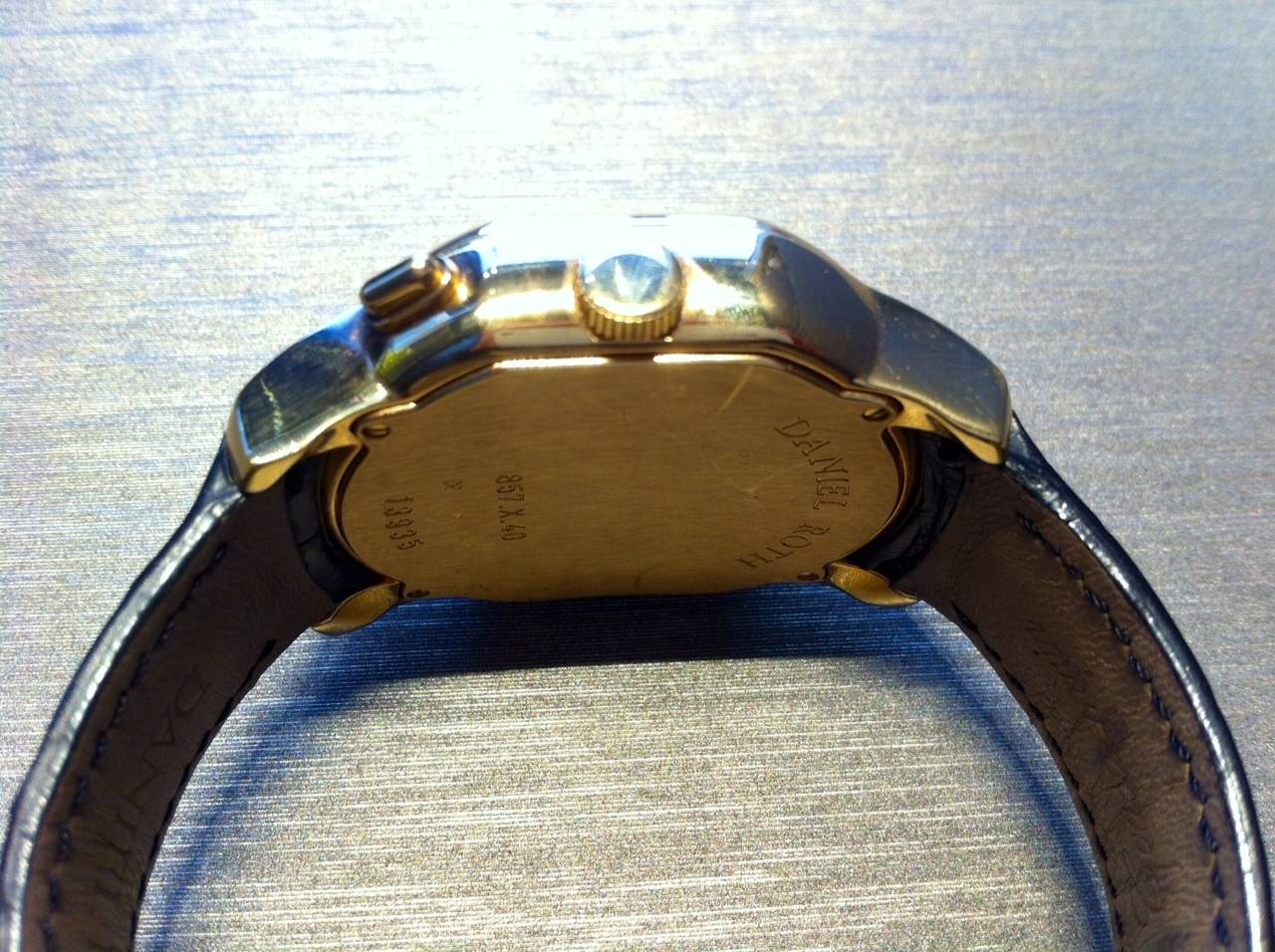 Modern Daniel Roth Rose Gold Metropolitan World Time Wristwatch