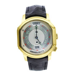 Daniel Roth Roségold Metropolitan World Time Armbanduhr