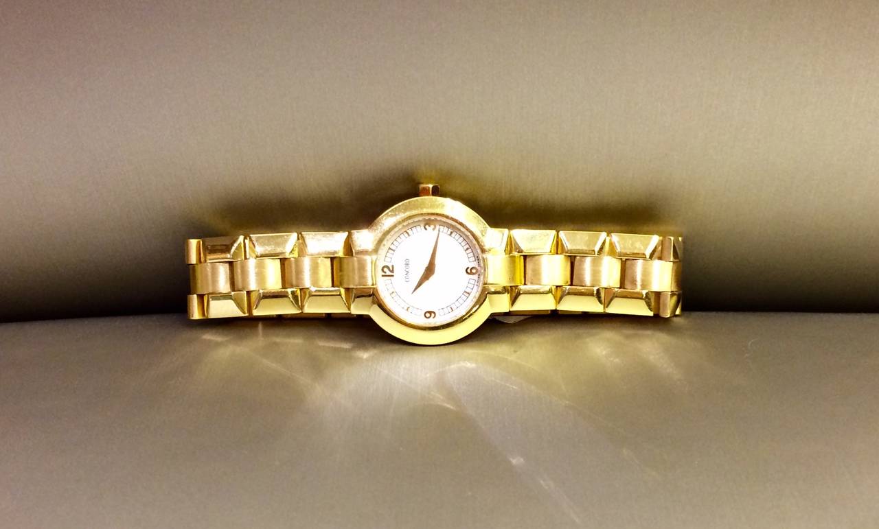 Concord Yellow Gold Ladies Wristwatch For Sale 1