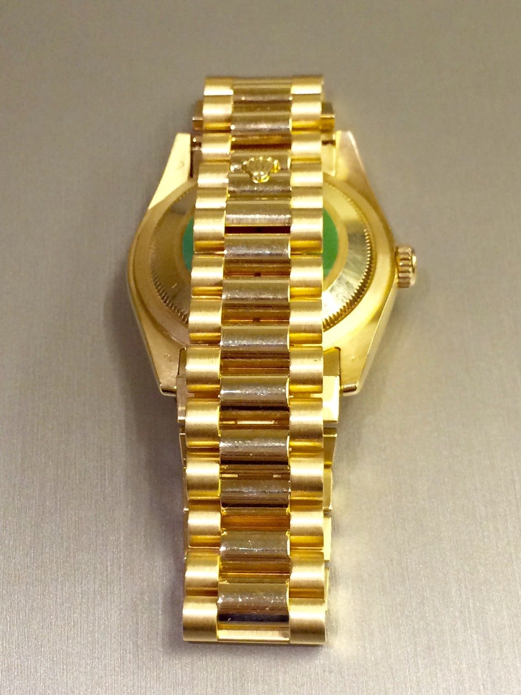 Rolex Yellow Gold Perpetual Day-Date President Wristwatch In New Condition For Sale In Ottawa, Ontario