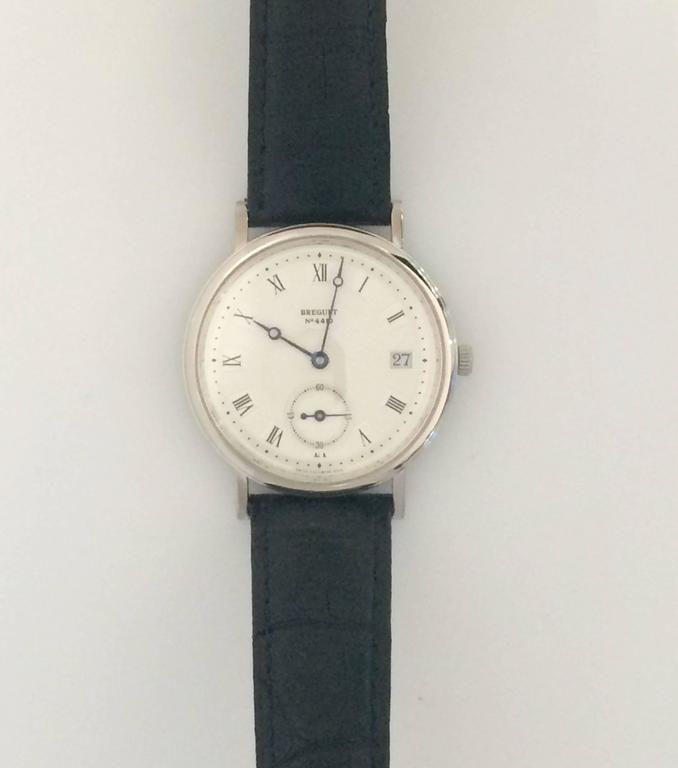 Breguet White Gold Classique Date Automatic Wristwatch Ref 5920 For ...
