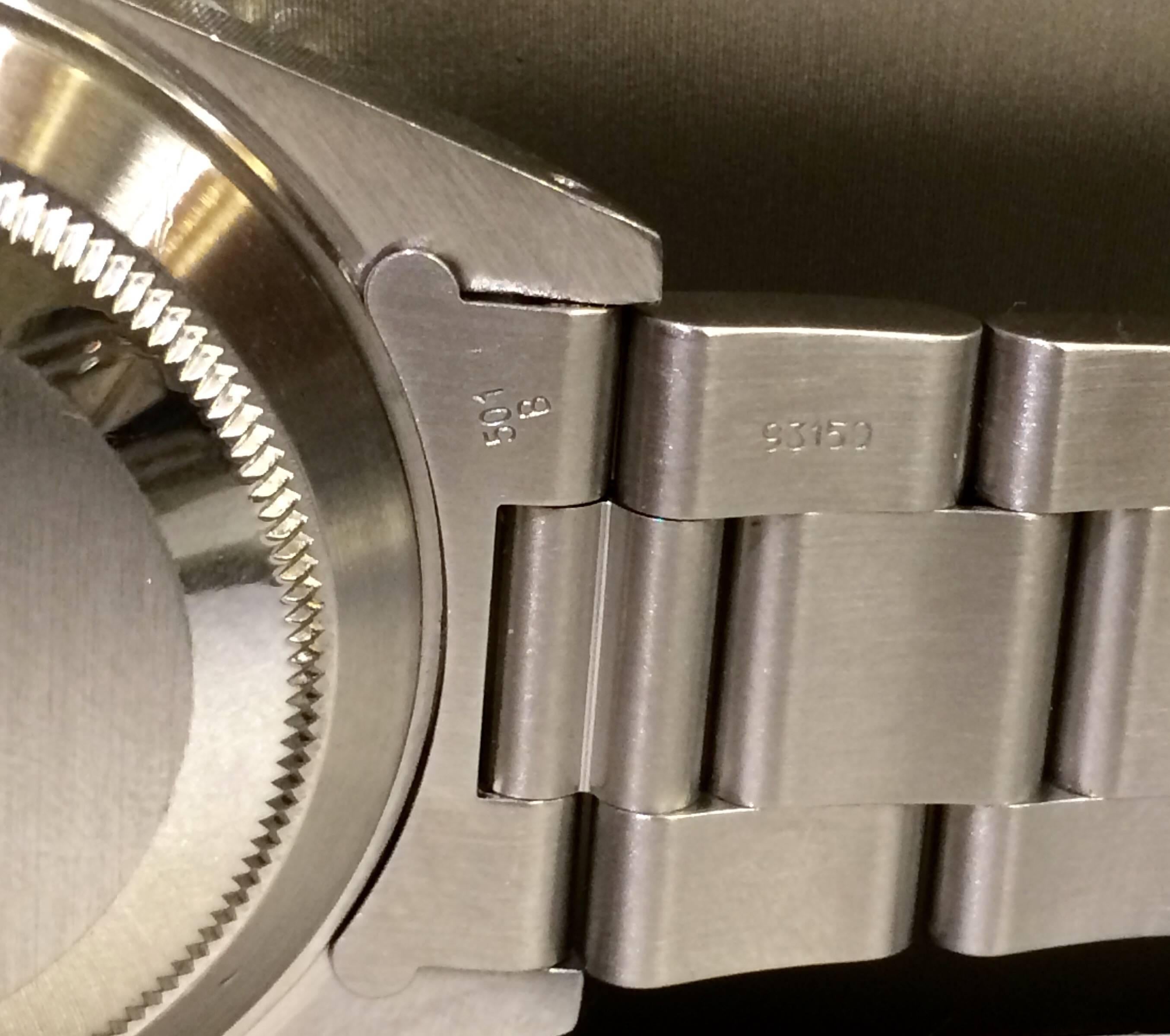 Rolex Stainless Steel Submariner Date Wristwatch Ref 11610 3