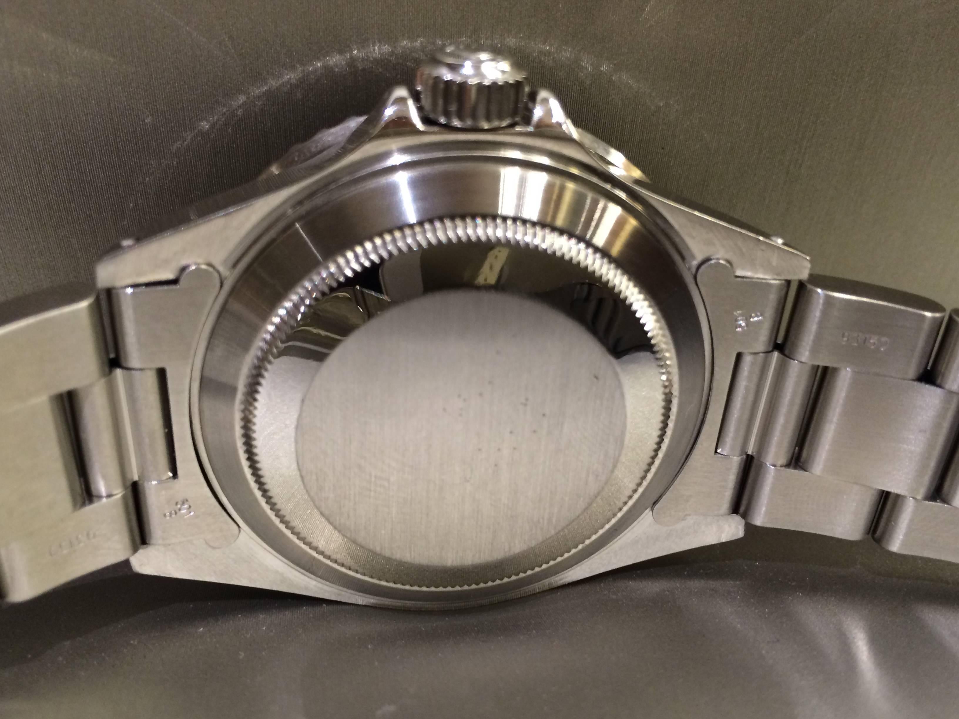 Rolex Stainless Steel Submariner Date Wristwatch Ref 11610 4