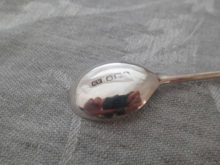 Women's or Men's Black Pearl Antique Coffee Spoons