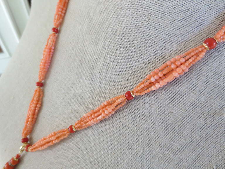 Coral Sautior with Tassel 2
