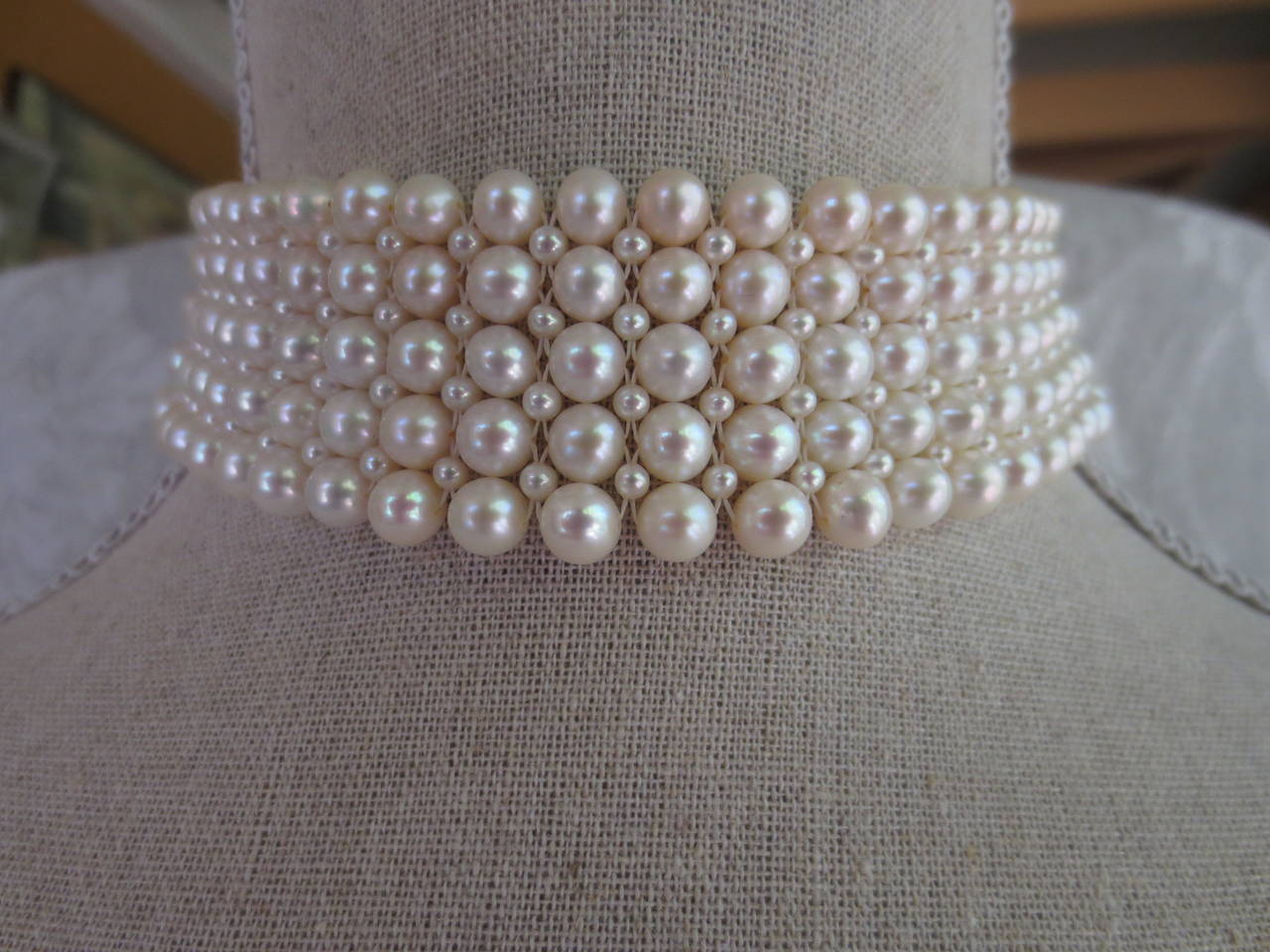 Women's Marina J. Large Pearl Choker Necklace
