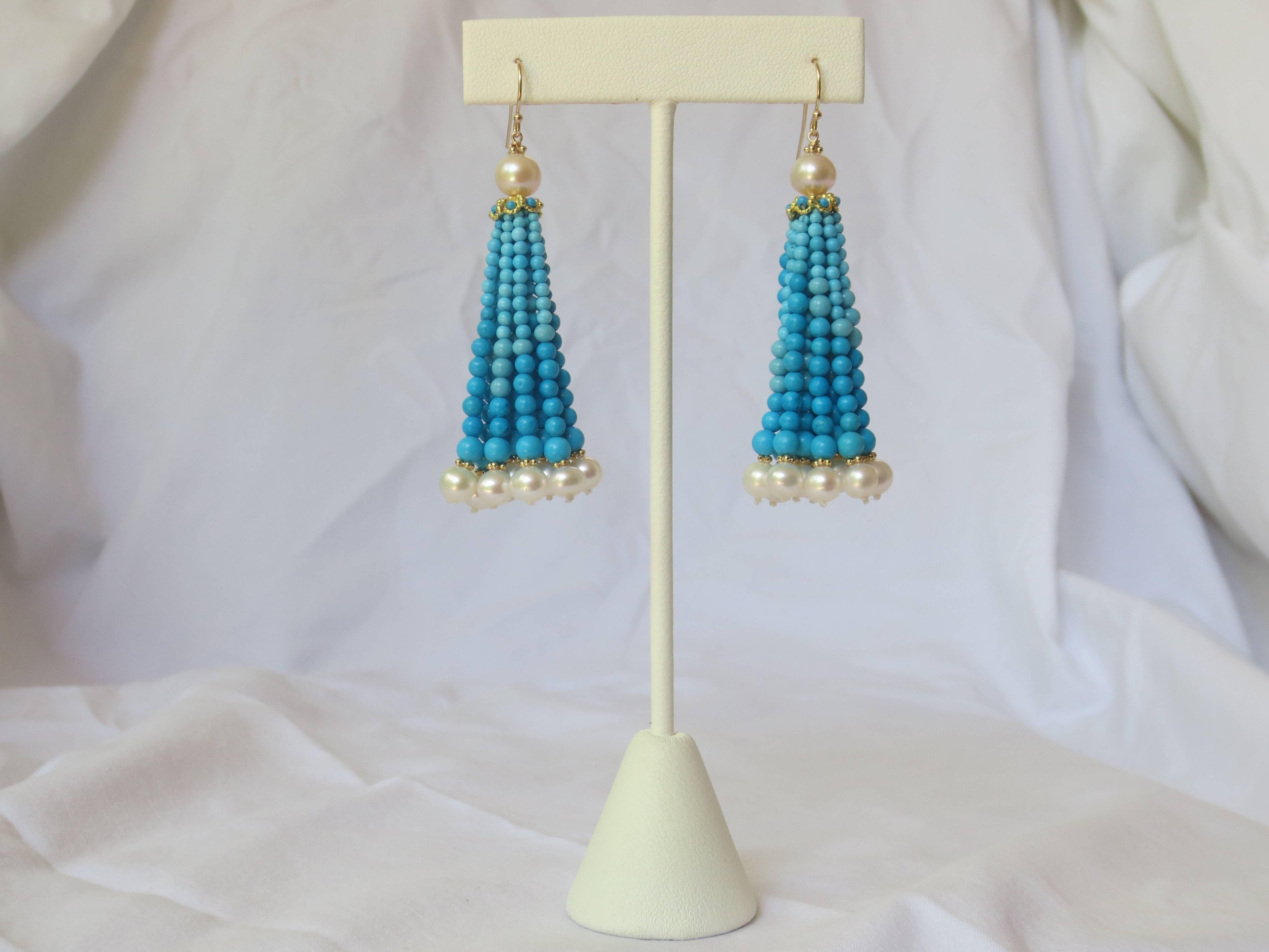 bead and wire earrings