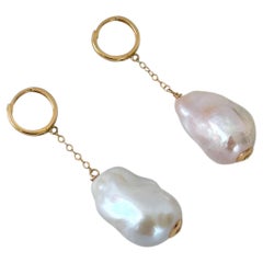 Marina J. Baroque Pearl & 14k Gold Dangle Earrings