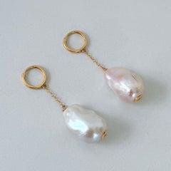Marina J. Baroque Pearl & 14k Gold Dangle Earrings