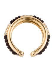 Boucheron Diamond Wood Gold Two Part Ring