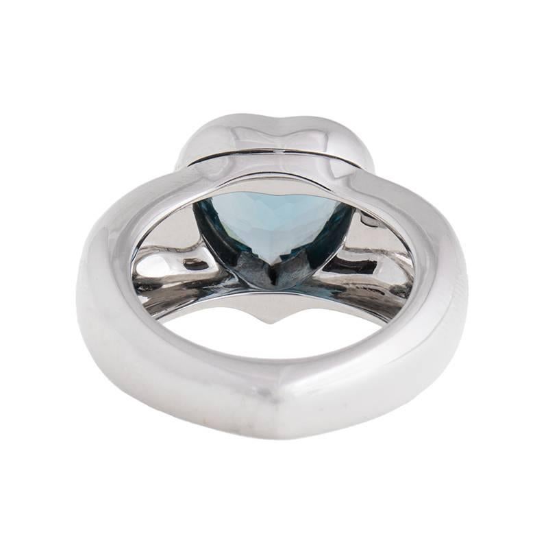 18K White Gold Blue Topaz Ring 
Features:
Brand: Piaget
Gender: Womens
Condition: Brand New
Ring Size: 6.75
Metal: 18k White Gold
Stone: Blue Topaz
Retail: $4,750.00