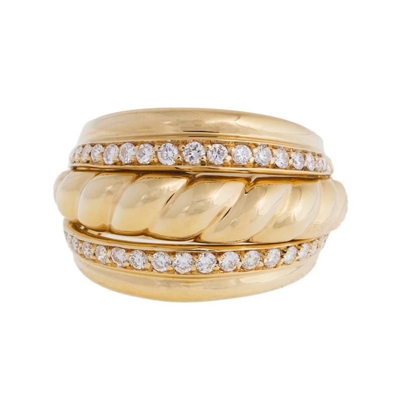 PIAGET Diamond  Yellow Gold Brill Ring 