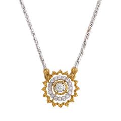Buccellati Andromeda Design Diamond Pendant Necklace