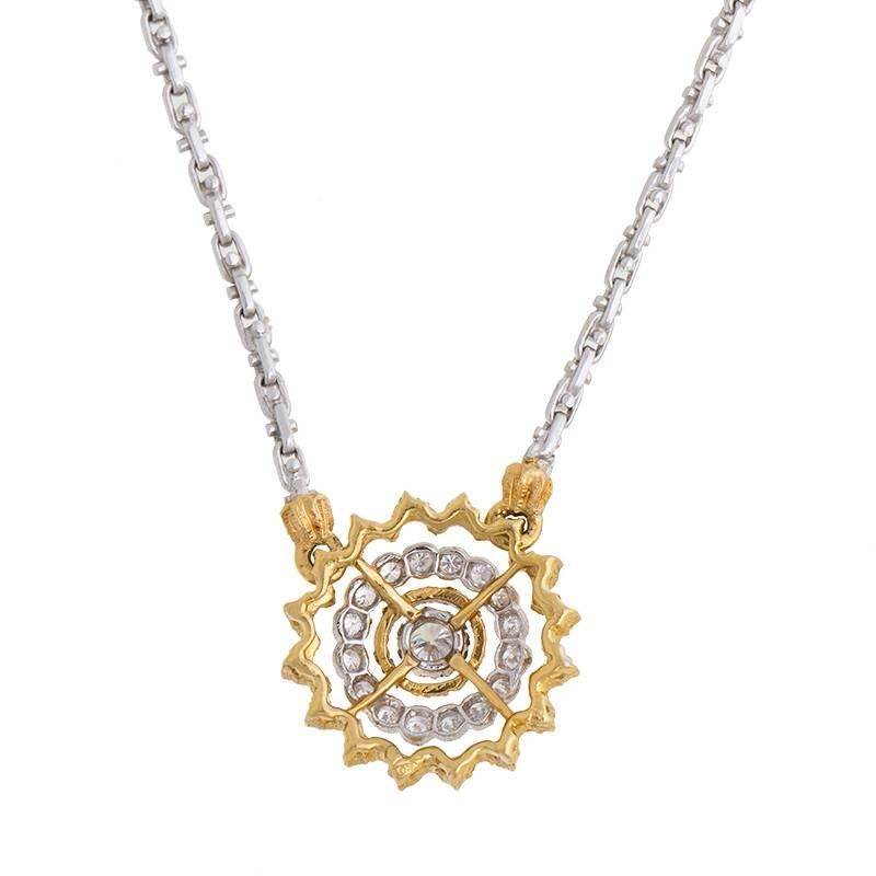 Contemporary Buccellati Andromeda Design Diamond Pendant Necklace