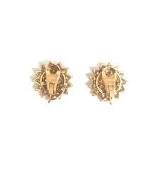 Cartier Sunflowers Diamond Ear Clips