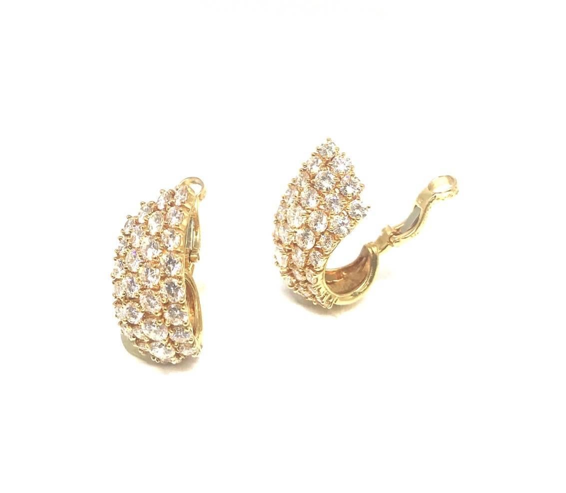 Diamond Earrings by Cartier In Excellent Condition In New York, NY