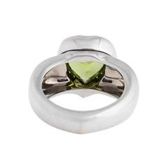 Piaget Prasiolite Diamond White Gold Ring