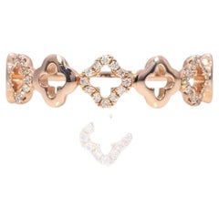 Natural Diamond Band in Solid 14K Gold Earth-Mined Diamonds