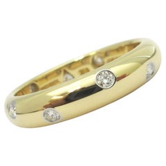TIFFANY & Co. Anillo Etoile de oro de 18 quilates con diamantes de 4 mm 7,5