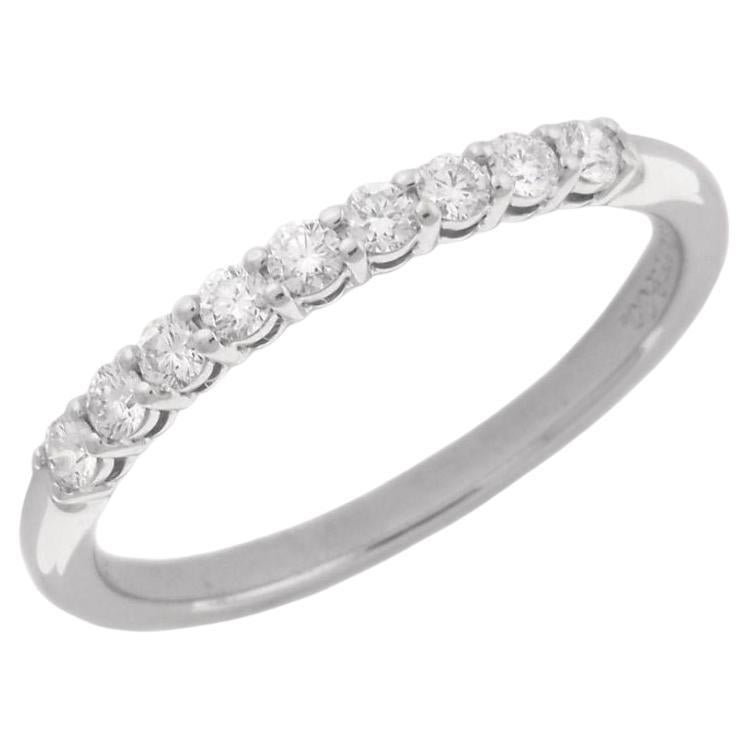 TIFFANY & Co. Anello Forever in platino con diamante a metà cerchio da 2,2 mm 7