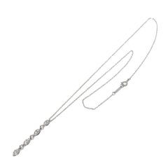 TIFFANY & Co. Jazz Platinum Diamond Drop Pendant Necklace