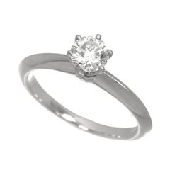 TIFFANY & Co. Platinum .46ct Diamond Engagement Ring 5