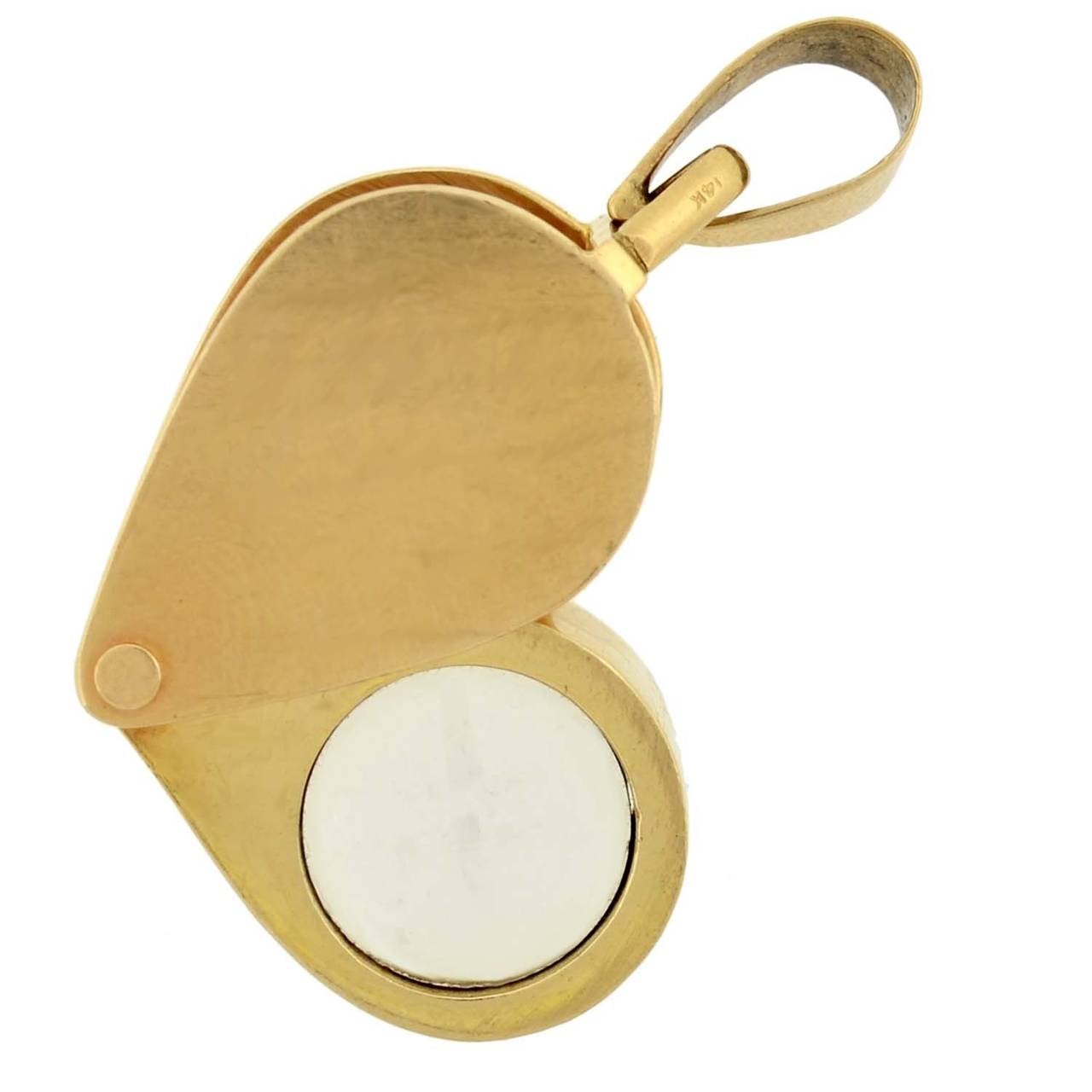 Contemporary Solid Gold Jeweler's Loop at 1stDibs