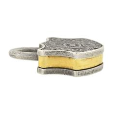 Sevan Bicakci Diamond Sterling Gold Padlock Pendant