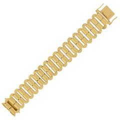 Retro Austrian Gold Link Bracelet