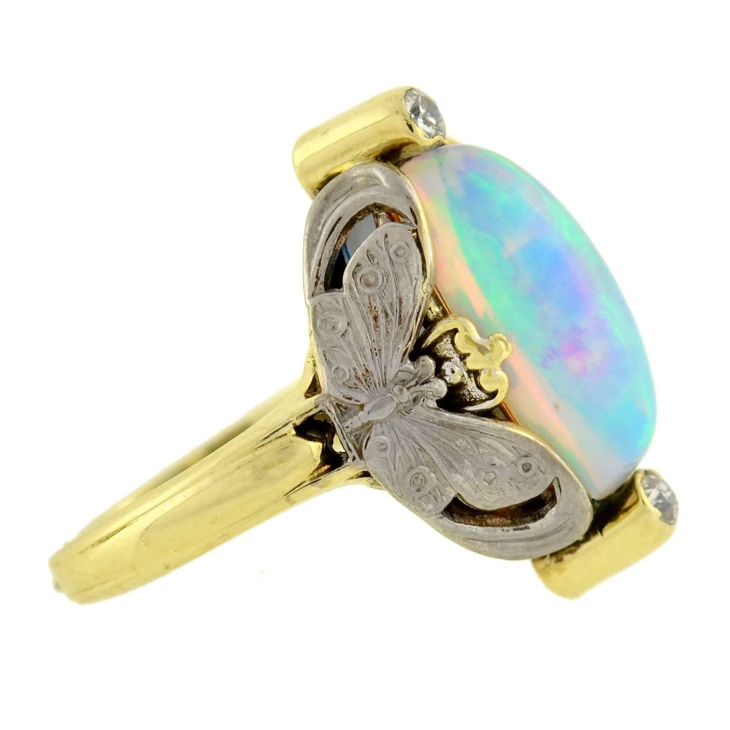 Although a portion of the world's opals are mined in Ethiopa, most originate in Australia- particularly from a region known as 