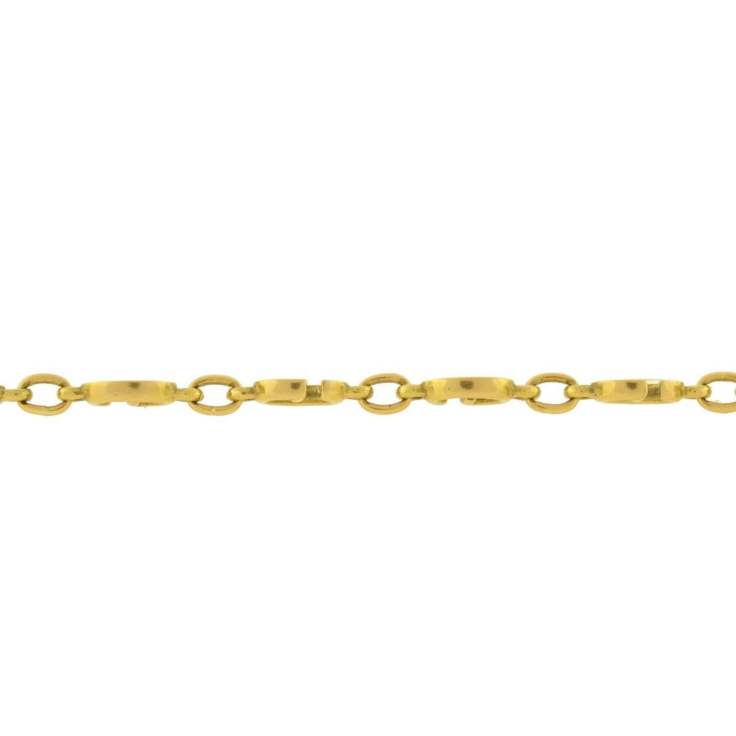 gucci link gold bracelet