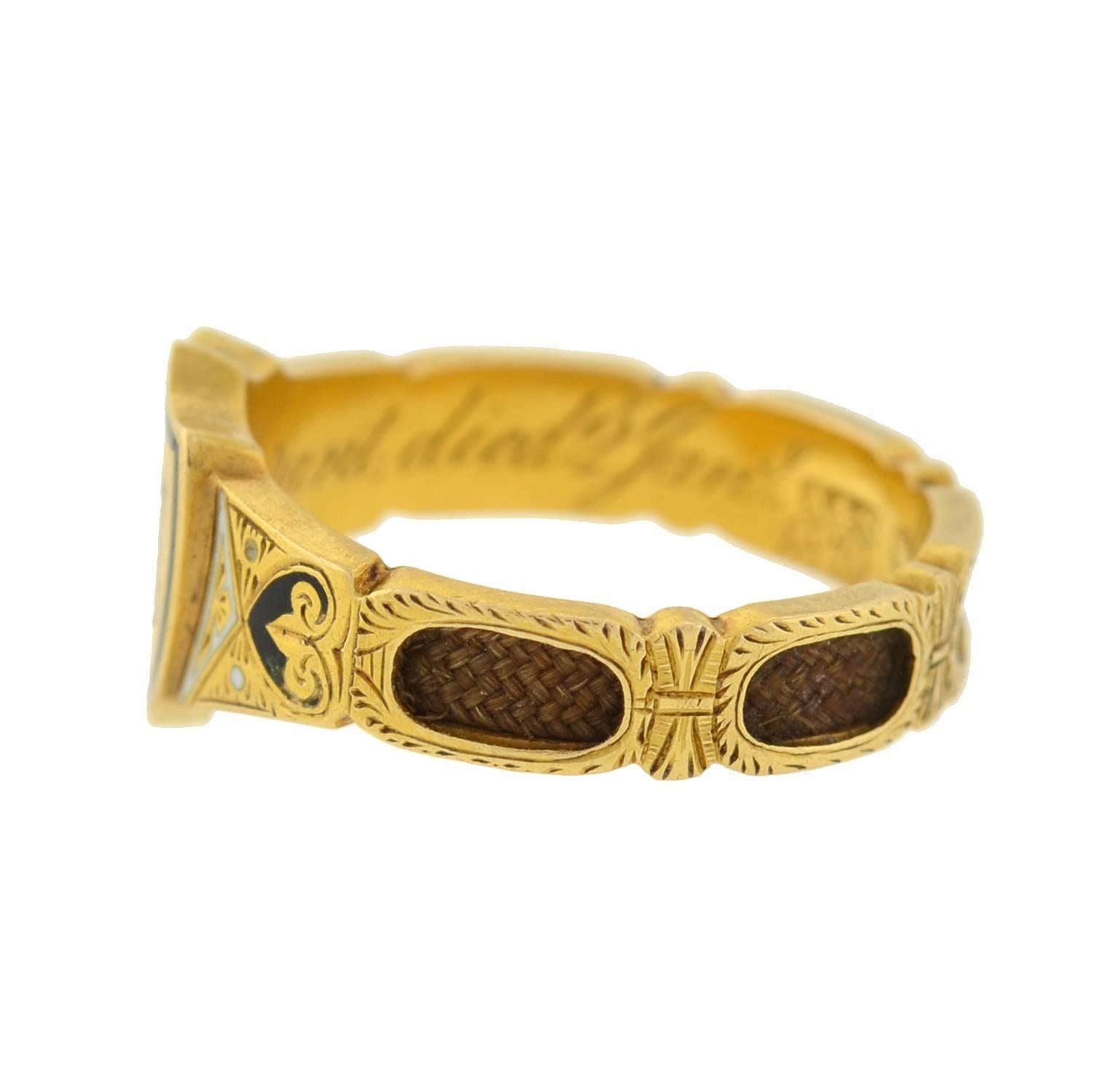 victorian mourning ring