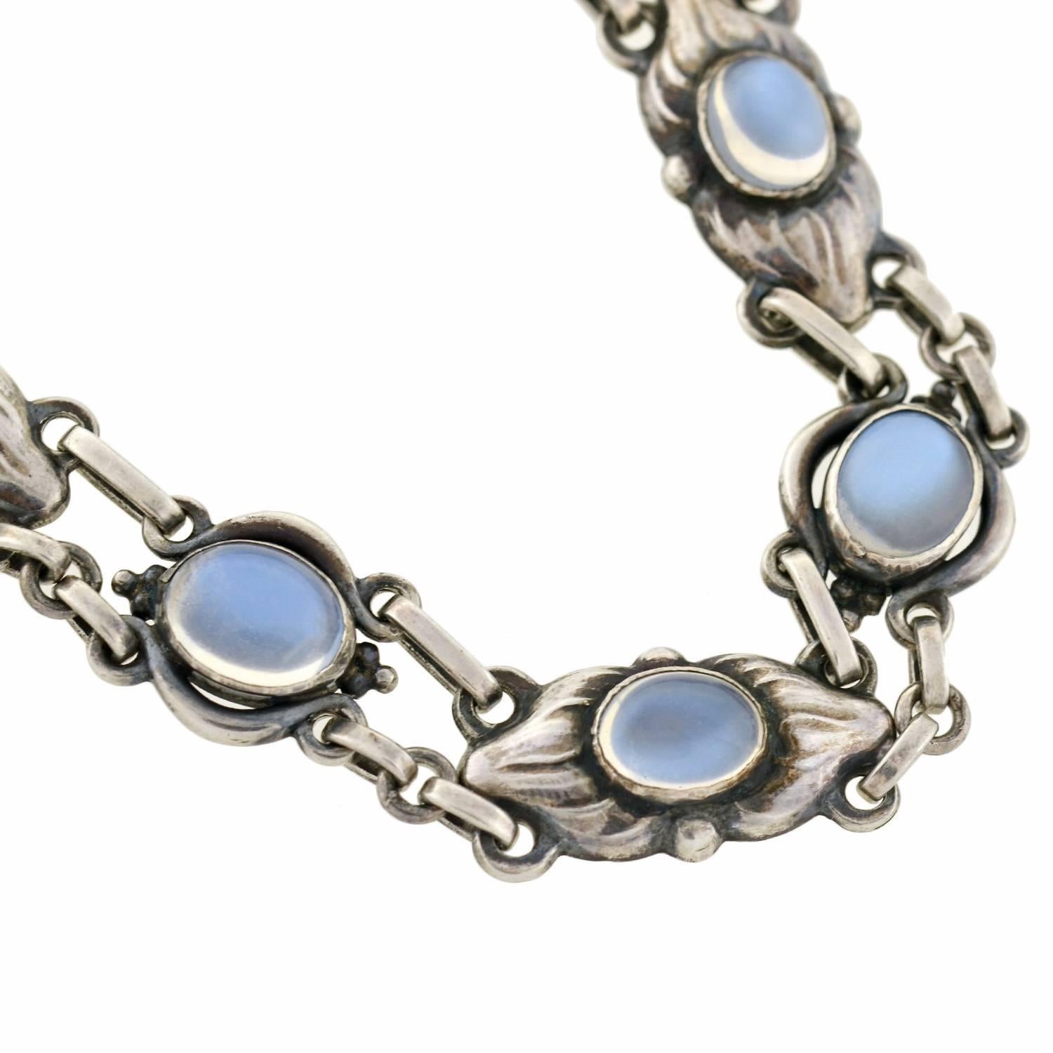 georg jensen moonstone necklace