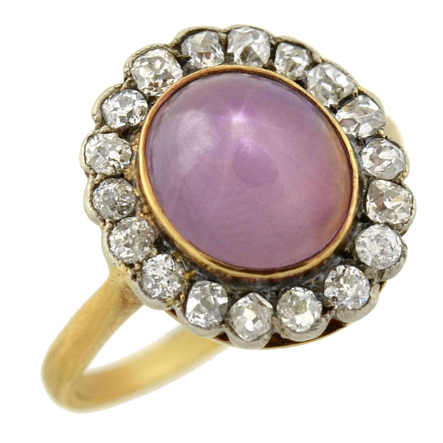 pink star sapphire rings