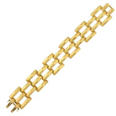 Tiffany & Co. Vintage Gate Link Gold Bracelet