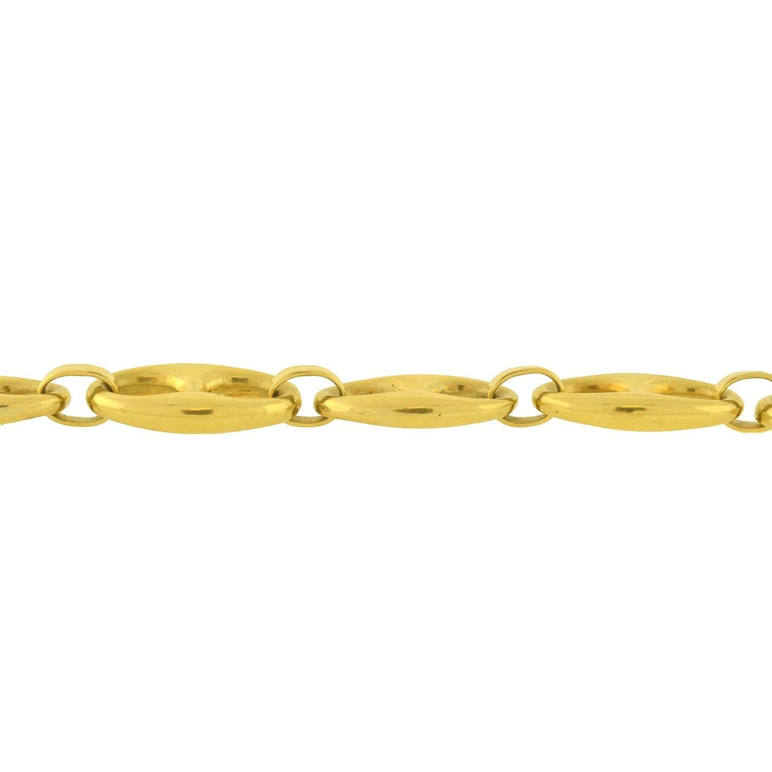 anchor link chain gold