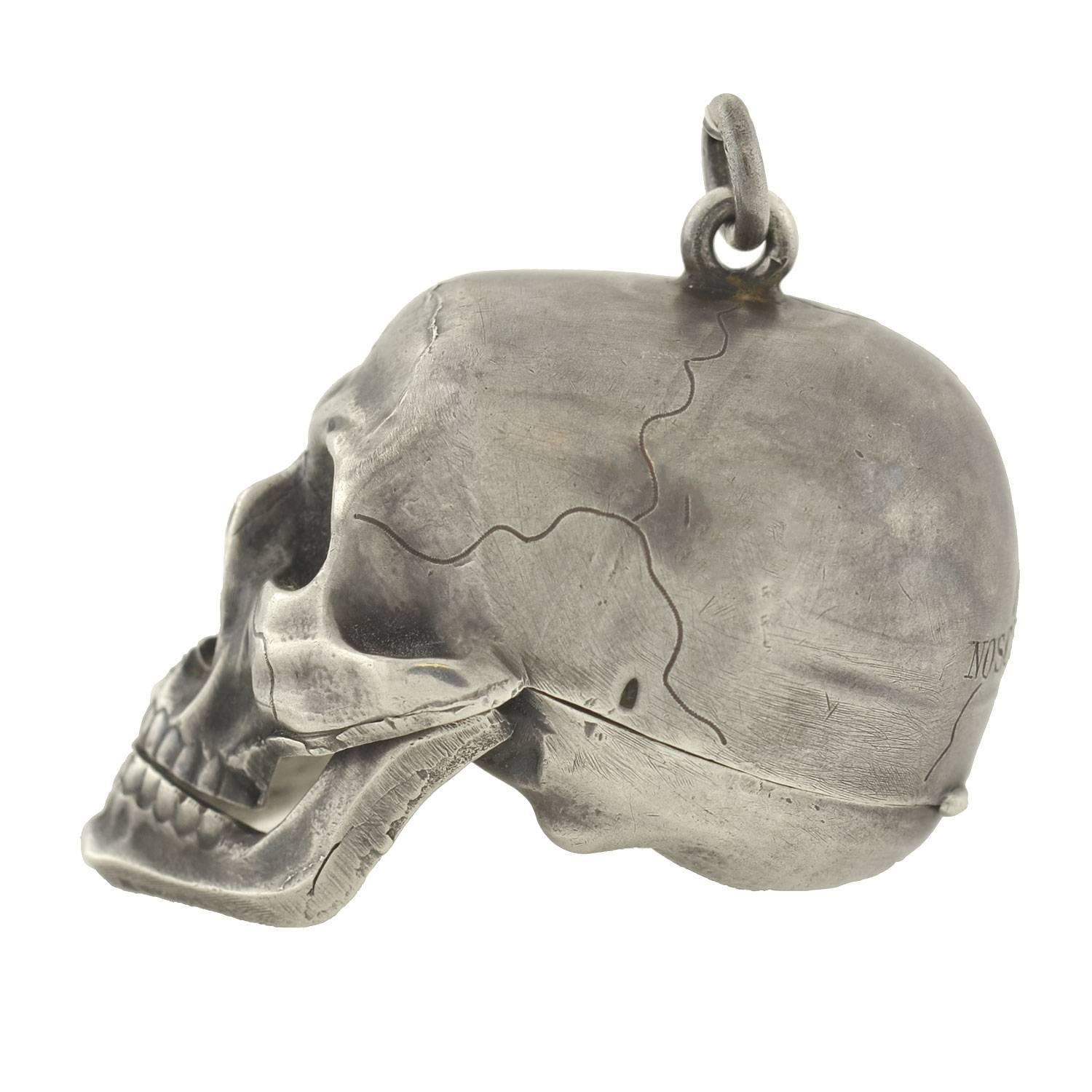 pocket watch skull